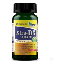 America Medic & Science Xtra D3 10000 Iu 60 Cápsulas Blandas