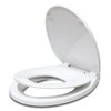 Round Toilet Seat with Built-In Toddler Training Seat