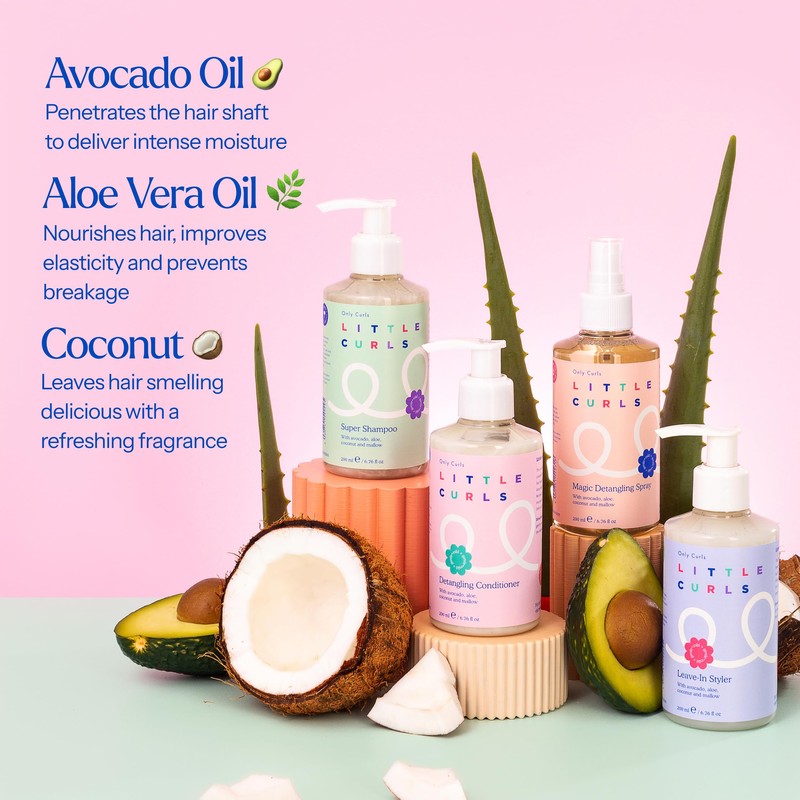 Little Curls Super Shampoo: Sulfate-Free, Gentle Foaming Kids Shampoo –