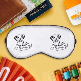 'Dalmatian Puppy' Sleep/Travel Eye Mask (EY00021776)