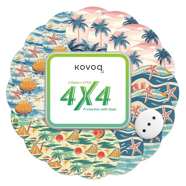 Kovoq - Dexcom G7 Over Patches, 16 Printed Waterproof Dexcom