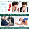 STARTONYOU 4 Pack Reading Glasses Men Readers Anti Blue Light