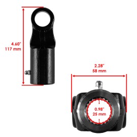 Caltric Rear Drive Shaft Yoke & U-Joint Kit For Polaris Ranger Series 10 11 2003 2004