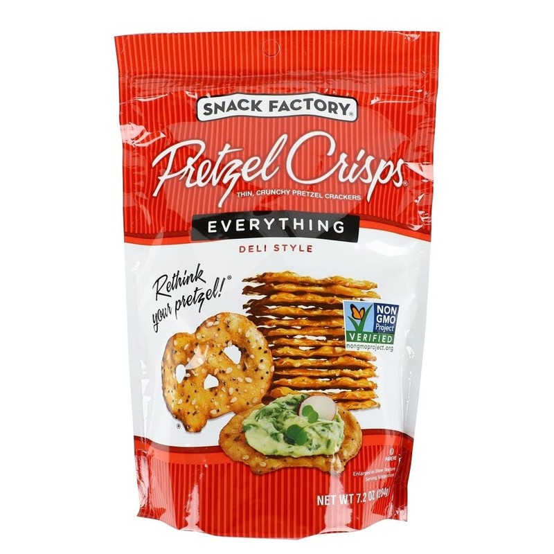 Generic Snack Factory Everything Pretzel Crisps, 7.2 oz, 12 Pack