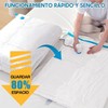12 Bolsas de Almacenamiento de Compresión para Ropa con Bomba