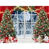 CHAIYA 8X6FT Christmas Backdrop Christmas Window Backdrop for Photography Winter
