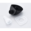 Wall-Mount Supply Wall Elbow for Hand Held Shower, Matte Black
