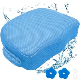 Asiento elevador de bañera de hidromasaje para adultos, cojín de apoyo de 5 pulgadas de grosor con parte inferior antideslizante, pesado para fregadero rápido sin flotador, asiento elevador de spa para bañera de hidromasaje (incluyendo inflable), piscina, bañera