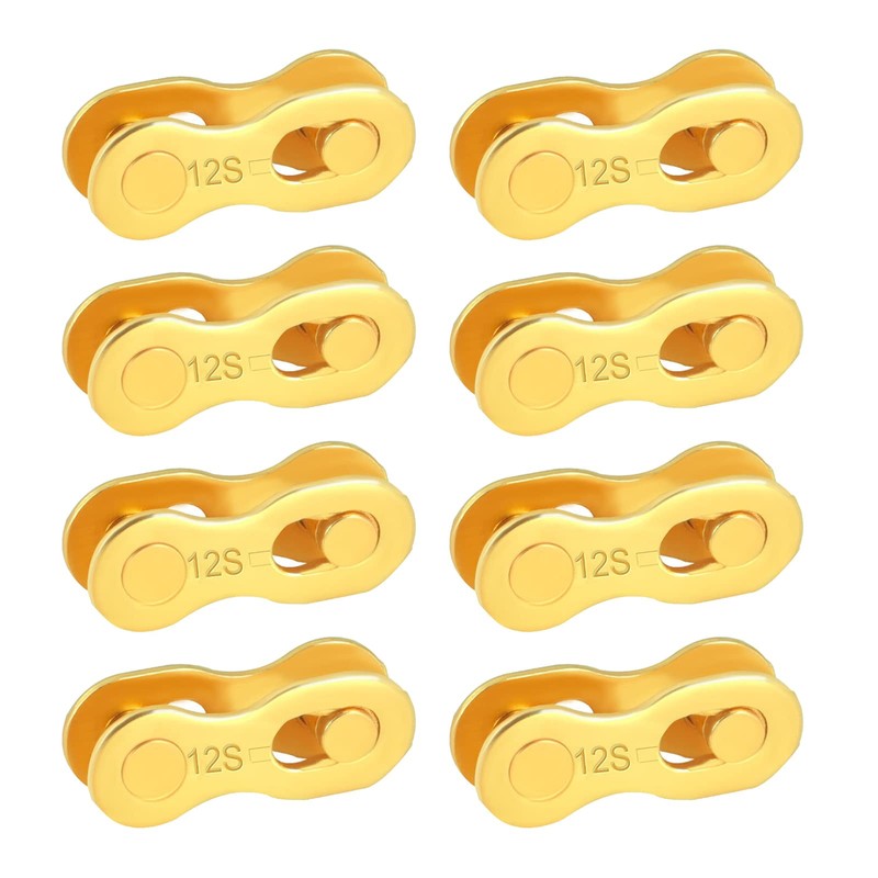SUNTRADE 8 Pairs Bicycle Missing Link, 6/7/8/9/10/11/12 Speed Bike Chain