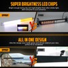 OPPBUY Emergency Dash Strobe Light 6 Flashing Mode Amber White