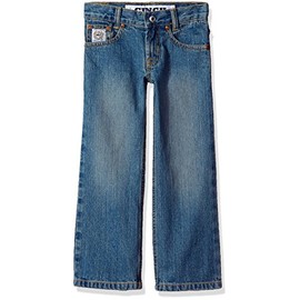 Cinch Boys' Little White Label Regular Jeans, Light Stone wash, 4R