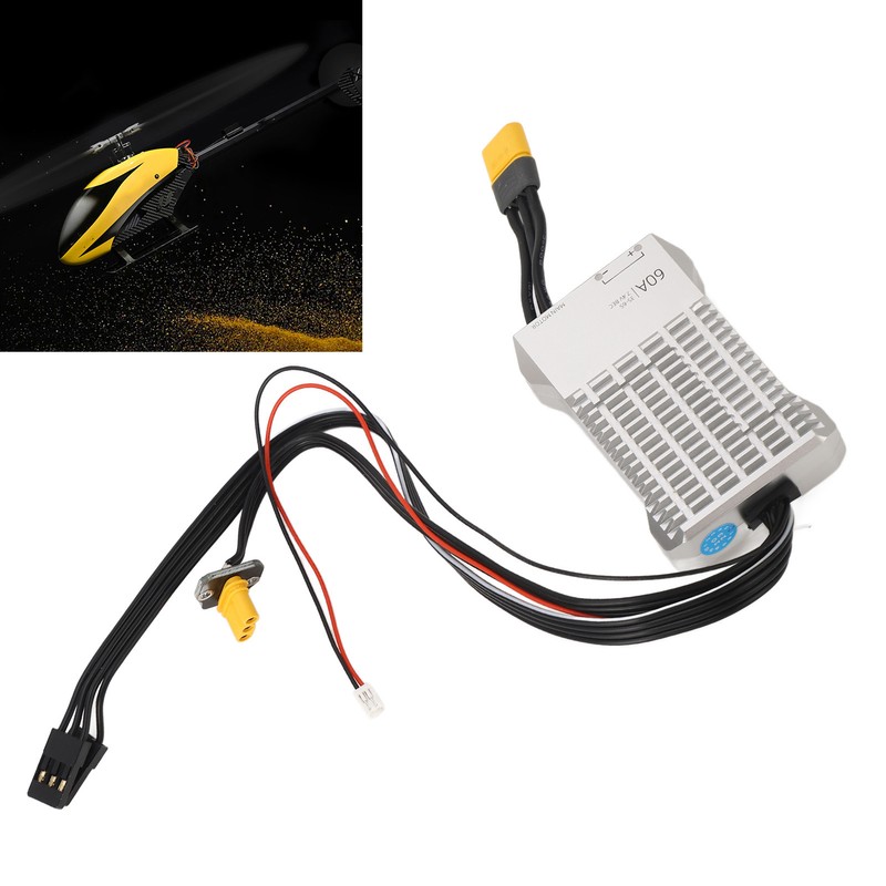 60A 3S‑6S ESC Electric Speed Controller 7.4V BEC Digital Helicopter