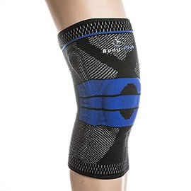 Body-Plus Knee Brace Compression Sleeve - Professional Anti Slip Unisex Knee Support for Men Women - Knee Braces with Patella Gel Pad for Arthritis Pain, Running, Sports, Joint Pain, Meniscus Tear.