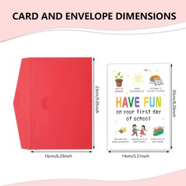 Fleure Esme First Day of School Gifts Back to School Supplies for Kids off to College Students Girls Boys Kids Kindergarten Supplies 1st Grade 1st Day of School Preschool Card Dorm Room Essentials