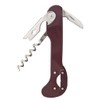 Super Boomerang Waiter’s Corkscrew Knife Blade Standard (Burgundy)