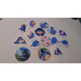 Unbranded Pre Cut One Inch Bottle WINNIE THE POOH EEYORE Free Shipping - photo, 25 images