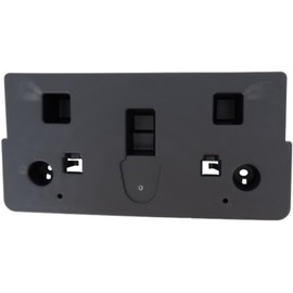 DAT AUTO PARTS Front License Plate Bracket Frame Cover Tag Holder Replacement for 2019-2022 Mazda 3 Hatchback Models Black Textured Plastic MA1068120 BCKN50170B