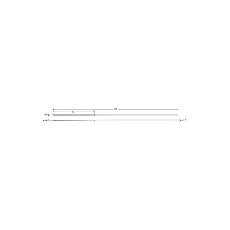 Argofile HDT0280 DT File (Taper Diamond File) 0.08 inch (2