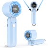 PHENSEN 4 in 1 Turbo Handheld Fan - 100-Speed Adjustable,