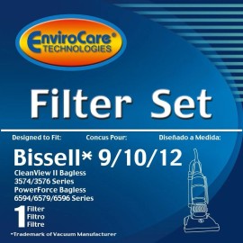 For BISSELL EnviroCare Vacuum Cleaner Filter Fit Bissell Cleanview II Uprights Style 9/10/12