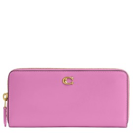 Coach Women's Essential Slim Accordion Zip Wallet Accessory-Travel, B4/Fuchsia