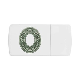 'Vintage Botanical Border' Pill Box with Tablet Splitter (PI00034185)