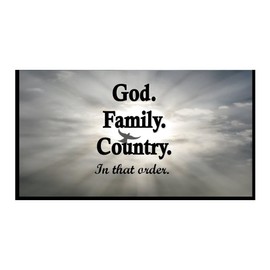 3 Year Charlie Pocket Calendar Planner with Free Note Pad, Patriotic (God Family Country, 2026-2028)