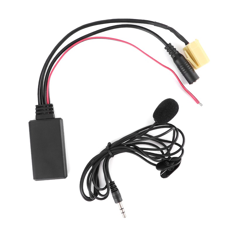 59.1in Bluetooth Radio Audio Cable Handsfree Car AUX Adapter with
