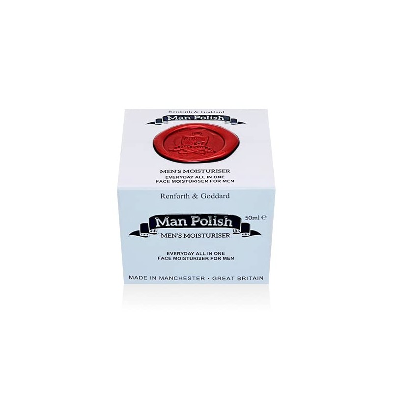 Man Polish Man Polish Men's Moisturiser - Premium Sensitive Natural