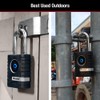 Master Lock Outdoor Bluetooth Smart Lock with Keypad, 2-7/32 in.
