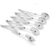 Stainless Steel Adjustable Pizza Cutter, 5 Wheel Pizza Cutter, Multi-Round