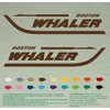 Pair 12" Boston Whaler Compatible Replacement Decals *Brown* Vinyl Stickers