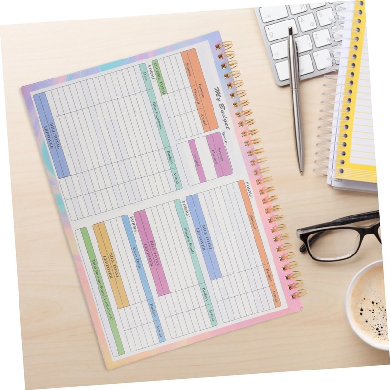 Operitacx B5 Financial Record Book Undated Weekly Budget Tracker &