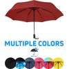 Rain-Mate Compact Travel Umbrella - Pocket Portable Folding Windproof Mini