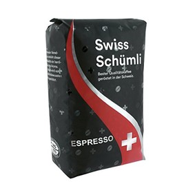 Bogen Kaffee - Swiss Schümli Espresso Beans 1000 g | 80% Arabica, 20% Robusta Coffee Blend | Strong | for Espresso, Coffee and Filter Coffee