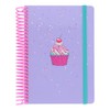 Sunstar Stationery S2641828 Notebook Ring, A6 PARTY TIME Cupcake