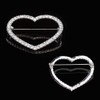 Joyci - Broche Redondo de 2 Piezas con Diamantes de