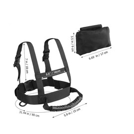 BESPORTBLE Skiing Safety Belt Portable Anti-Fall Traction Strap for Boy Girl Skating Balance Keeping Belt Nylon Polyester