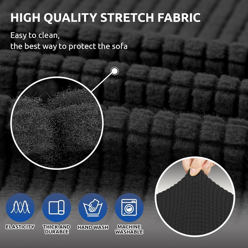 Stretch Loveseat Sofa Cover Slipcover,Couch Covers for 2 Cushion Couch