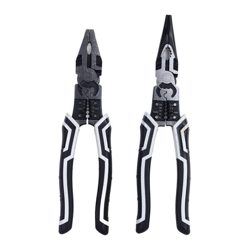 Wire Cutter Needle Nose Pliers Set 9in Multifunctional Labor Saving