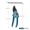 Berry&Bird Garden Shears, 22 cm Gardening Hand Scissors, Adjustable Size