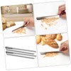 Ipetboom 2pcs Bread Crumbs Table Sweepers Kitchen Tool Stainless Steel
