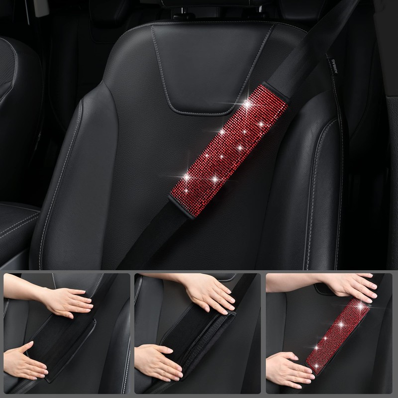 CAR PASS 23 PCS Bling Diamond Car Accessories Set for