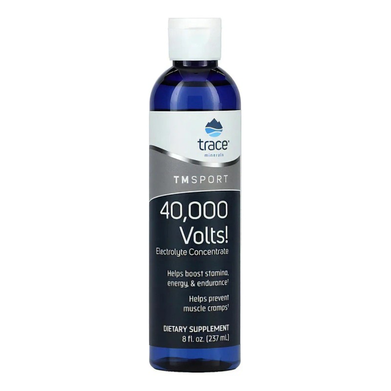 Trace Minerals 40,000 Volts! Electrolitos Concentrados 237ml | Hidratación y