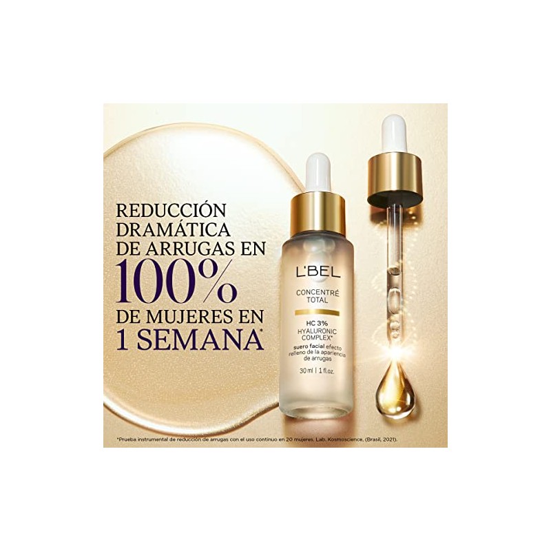 L'BEL - Kit Concentré Total Crema Antiarrugas 50g y Sérum