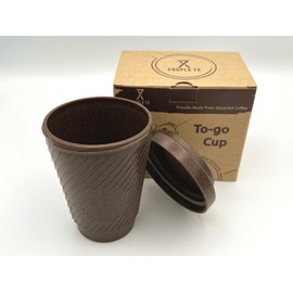 AirX COFFEE ToGo CUP | Tumbler | Bio Plastic Cup Made From Coffee Brew Grounds