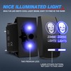 MicTuning MIC-LSK1 Zombie Lights Symbol Rocker Switch On-Off LED Light,