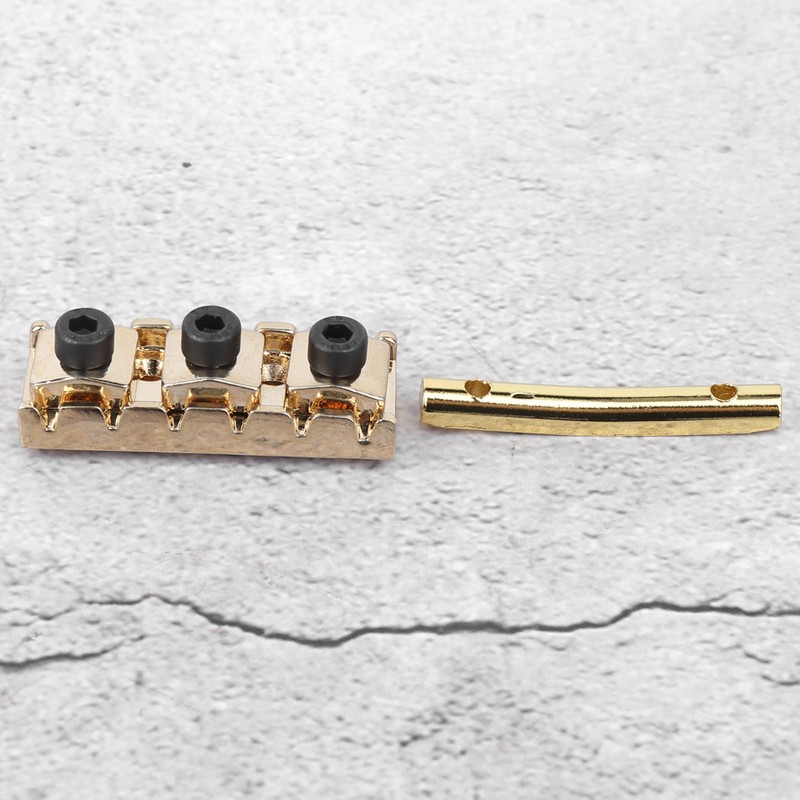 Electric Guitar String Lock Nut with Headstock String Retainer Bar