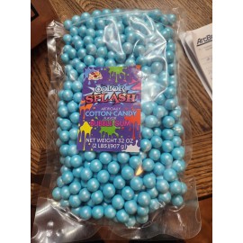 Case Color Splash Pearl Blue Bubble Gum 6-2lb Bags 12lbs Total Free Ship