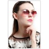 TRIXES 2PC Pack Pink Shade Heart Sunglasses - Fancy Dress